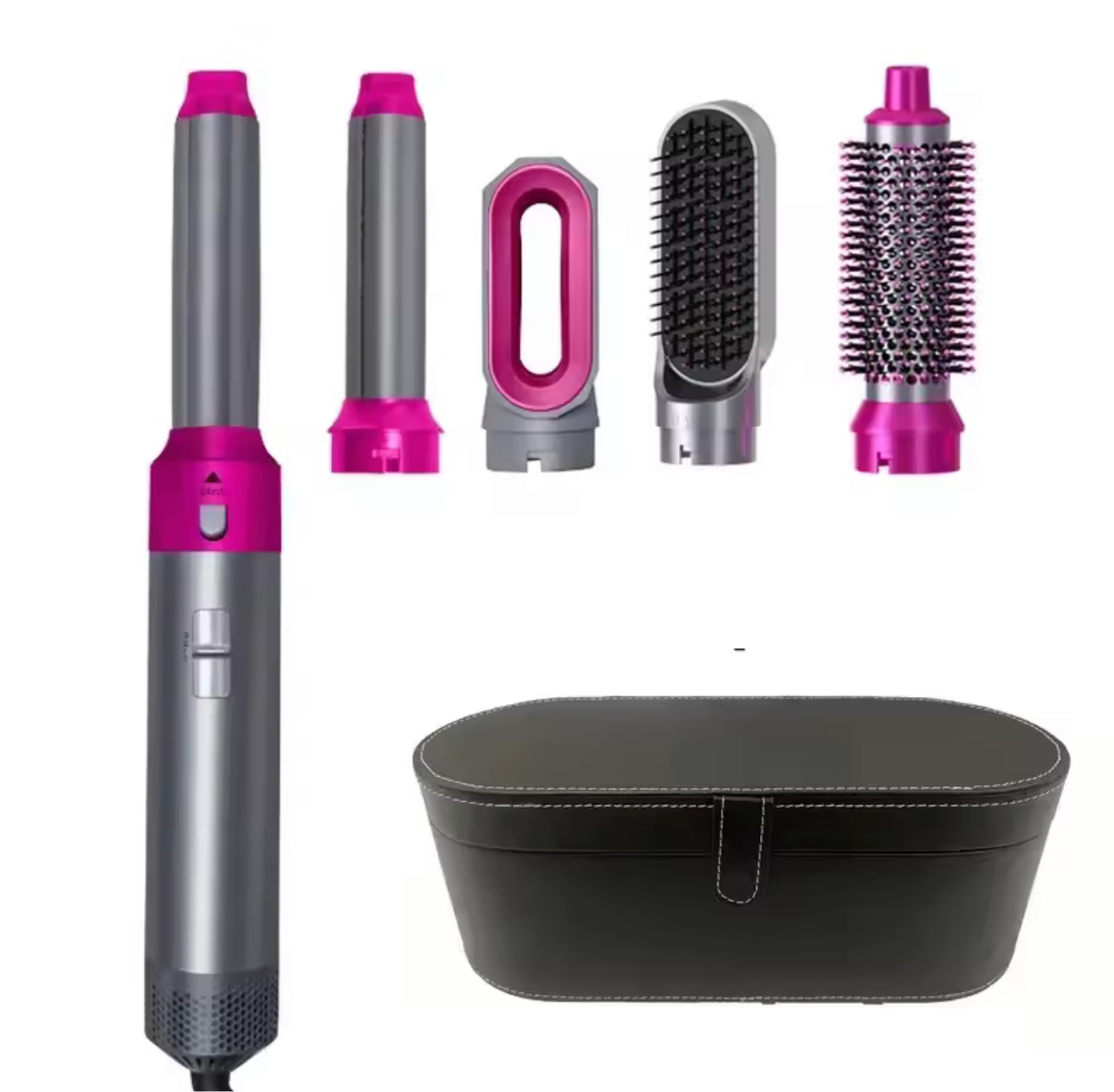 ✈️🧳 Kit voyage Dark: Brosse coiffante 5 en 1 Skaravine+ boîte de rangement✨